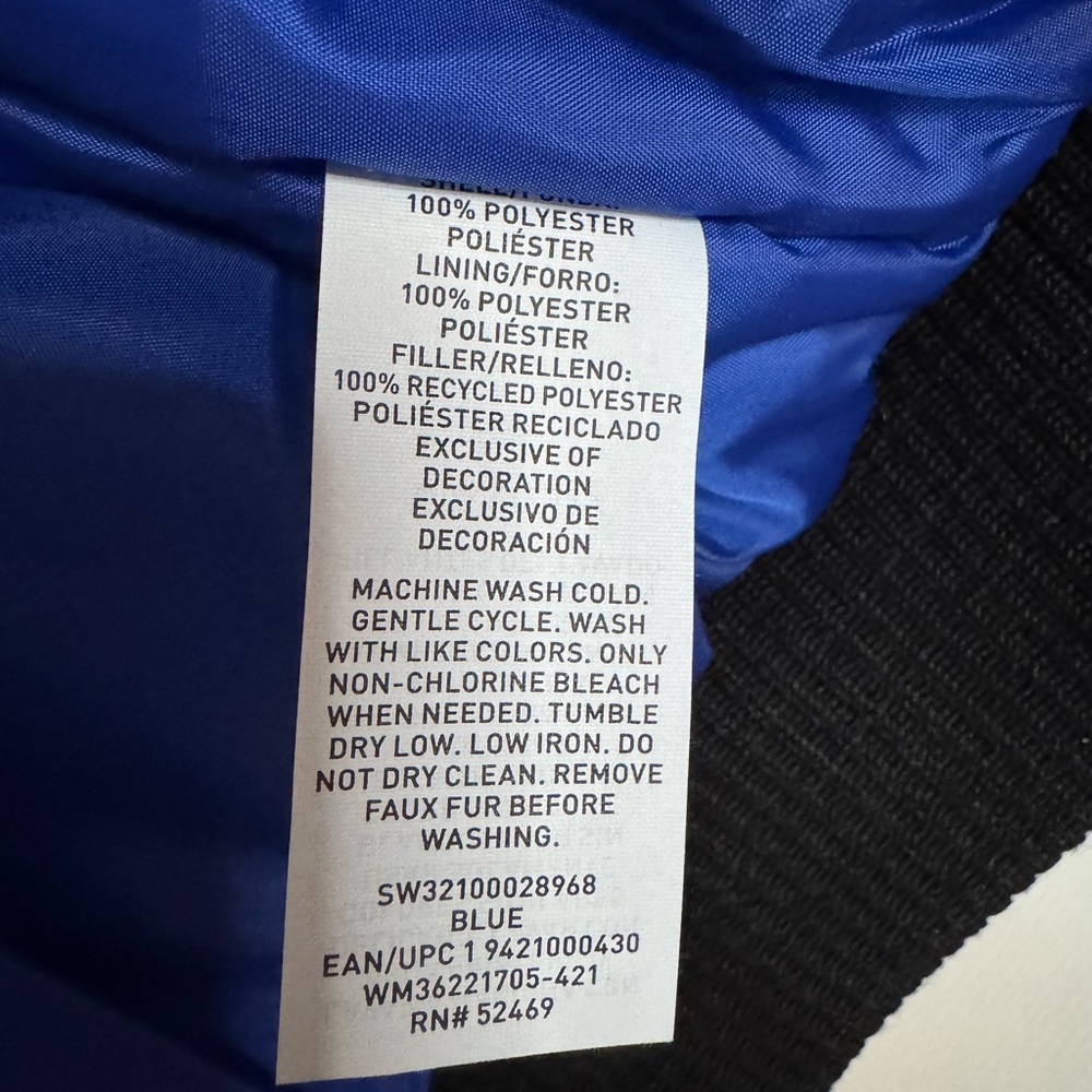 Swiss Tech Kids Bright Blue Puffer Coat - Picture 10 of 11